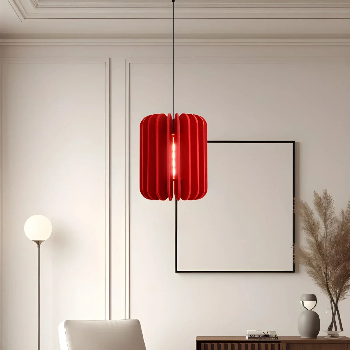 Pumpkin Slice Acoustic Pendant Light