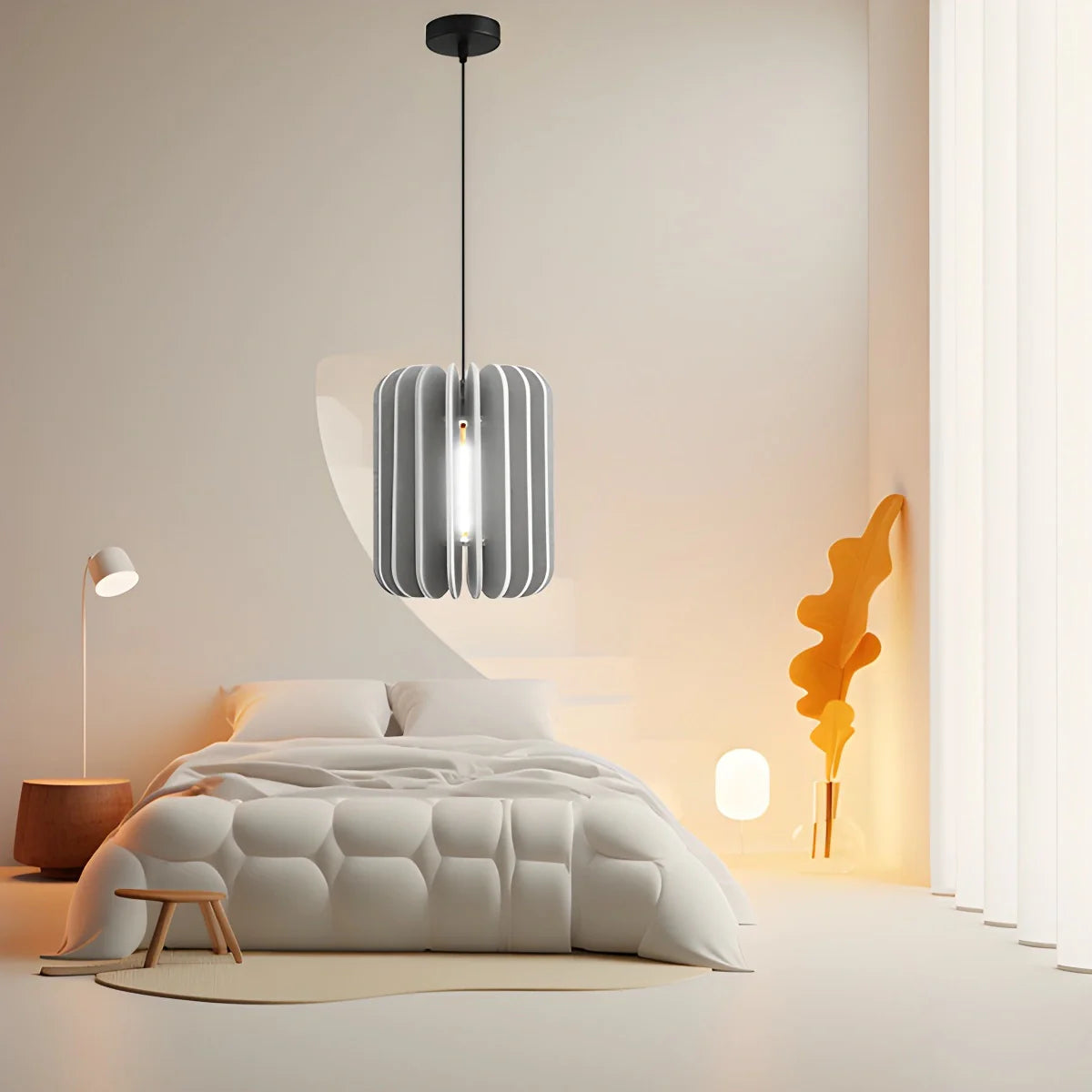 Pumpkin Slice Acoustic Pendant Light