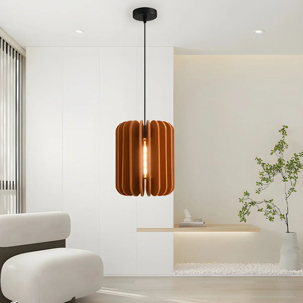 Pumpkin Slice Acoustic Pendant Light