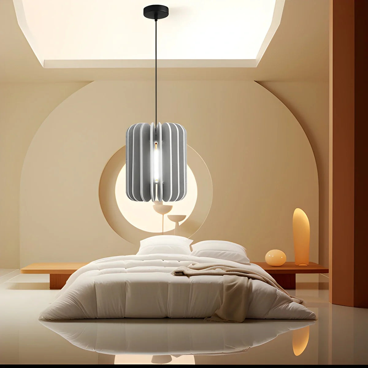 Pumpkin Slice Acoustic Pendant Light