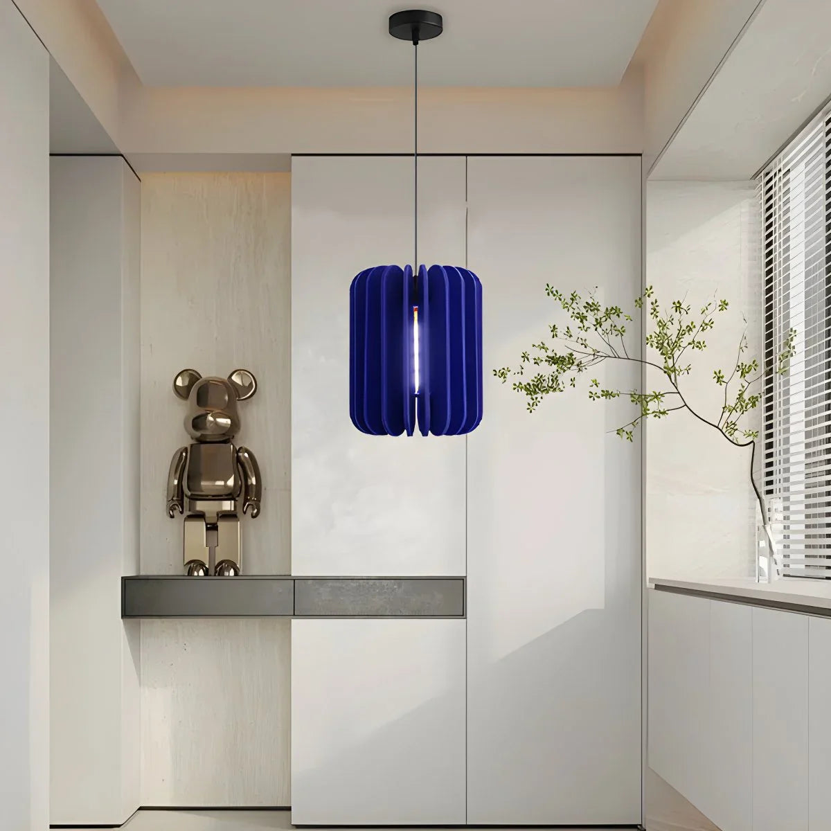 Pumpkin Slice Acoustic Pendant Light