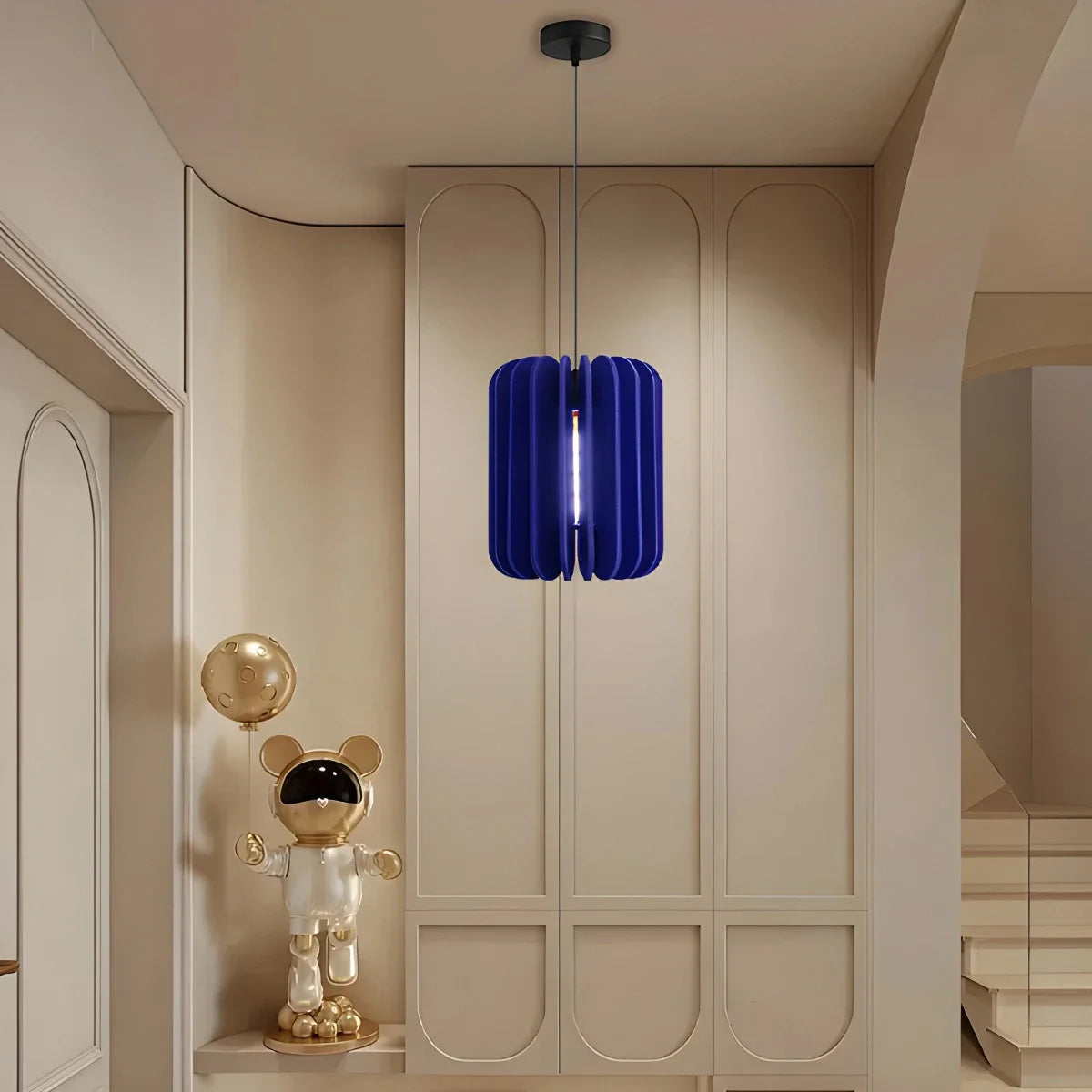 Pumpkin Slice Acoustic Pendant Light