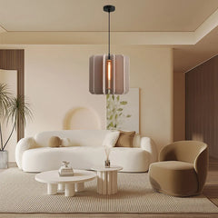 Rectangular Piece Acoustic Pendant Light