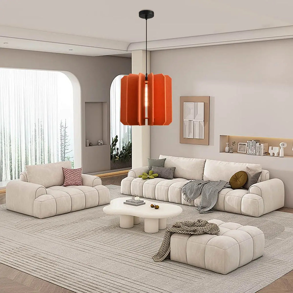 Rectangular Piece Acoustic Pendant Light
