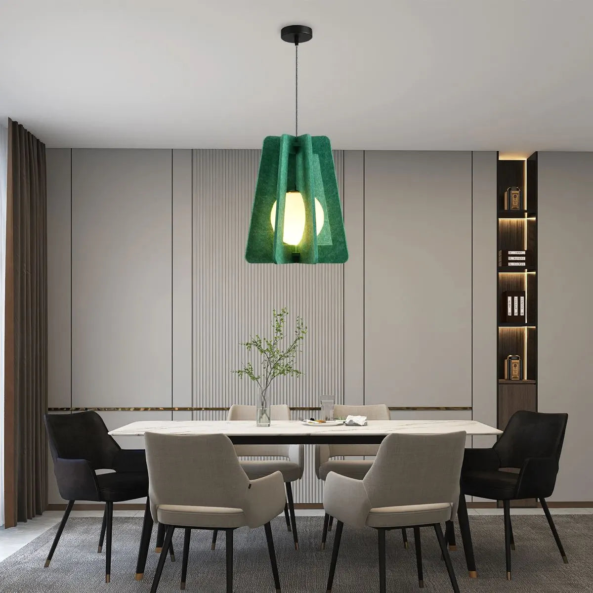 Square Pavilion Acoustic Pendant Lighting