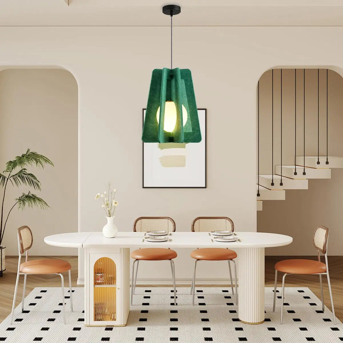 Square Pavilion Acoustic Pendant Lighting