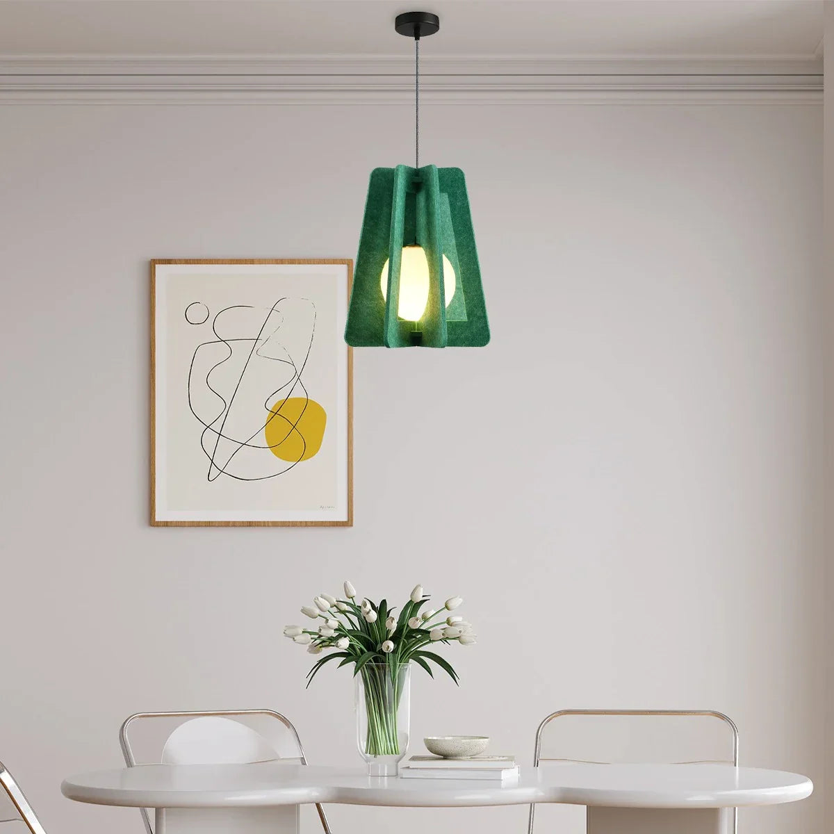 Square Pavilion Acoustic Pendant Lighting