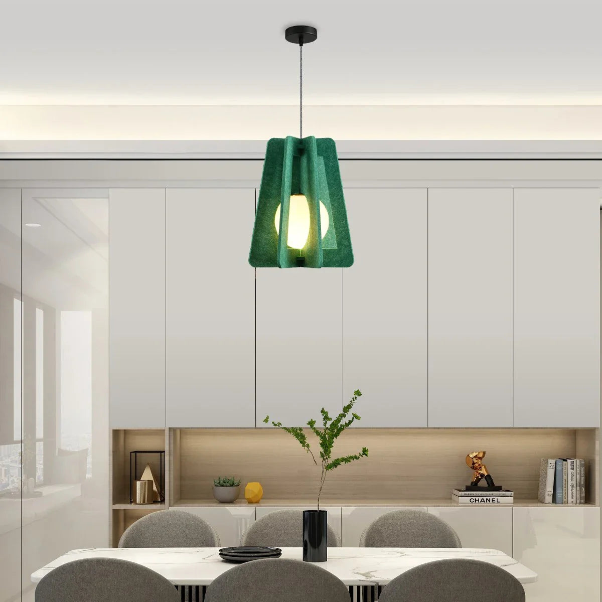 Square Pavilion Acoustic Pendant Lighting