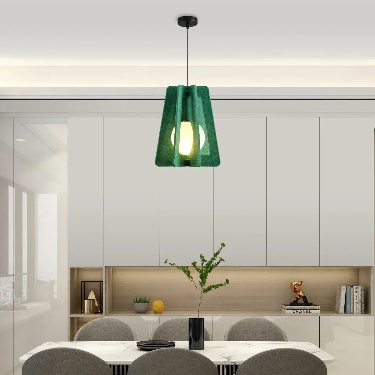 Square Pavilion Acoustic Pendant Lighting