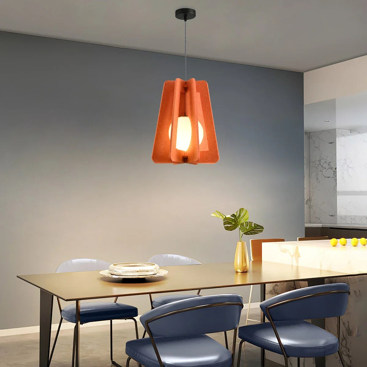 Square Pavilion Acoustic Pendant Lighting