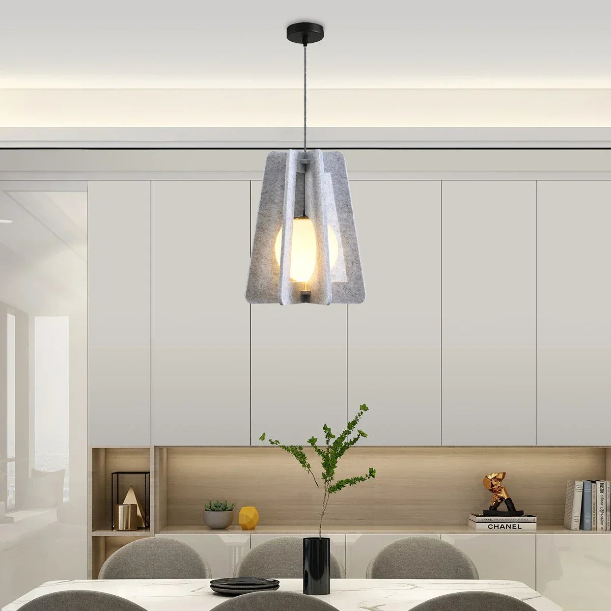 Square Pavilion Acoustic Pendant Lighting