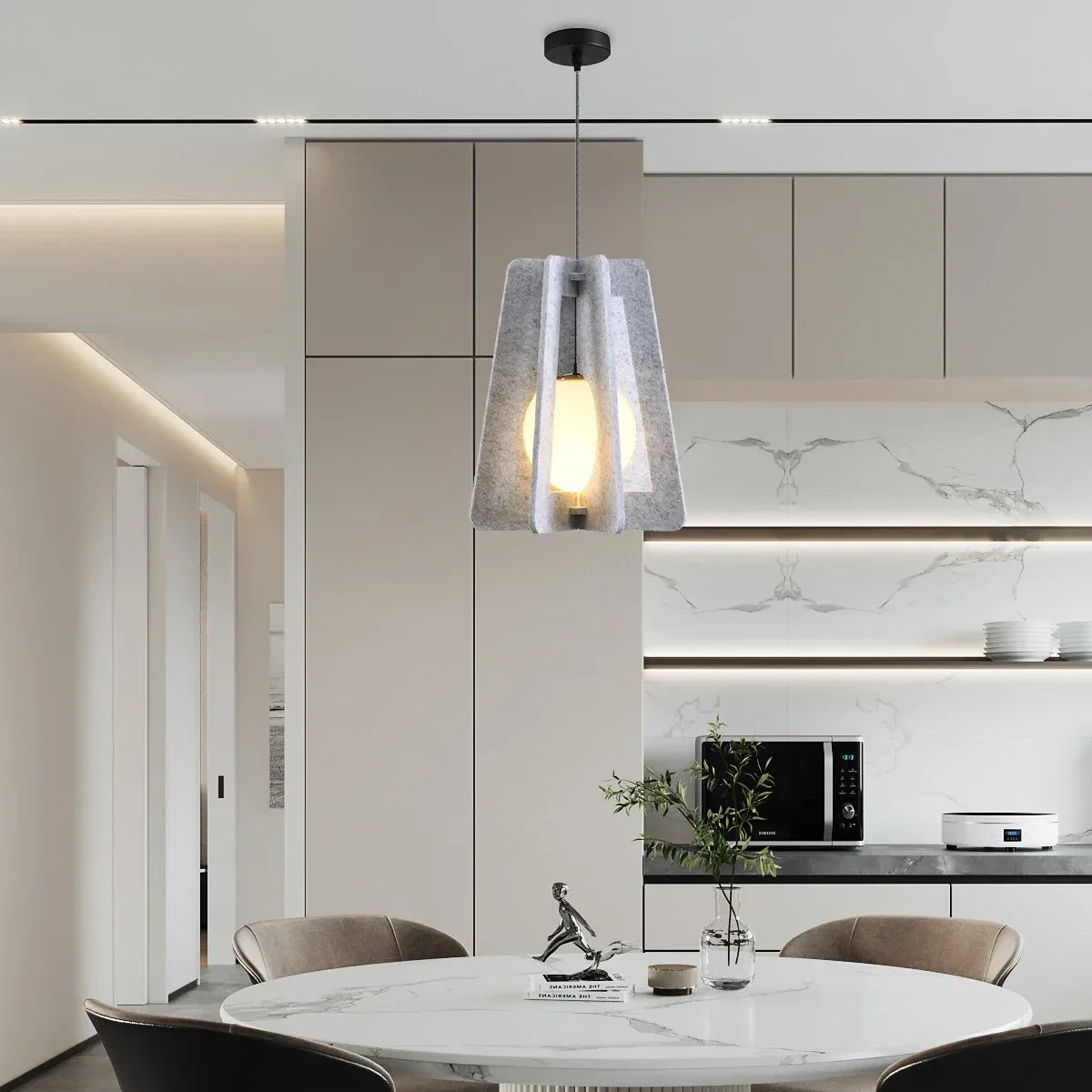 Square Pavilion Acoustic Pendant Lighting