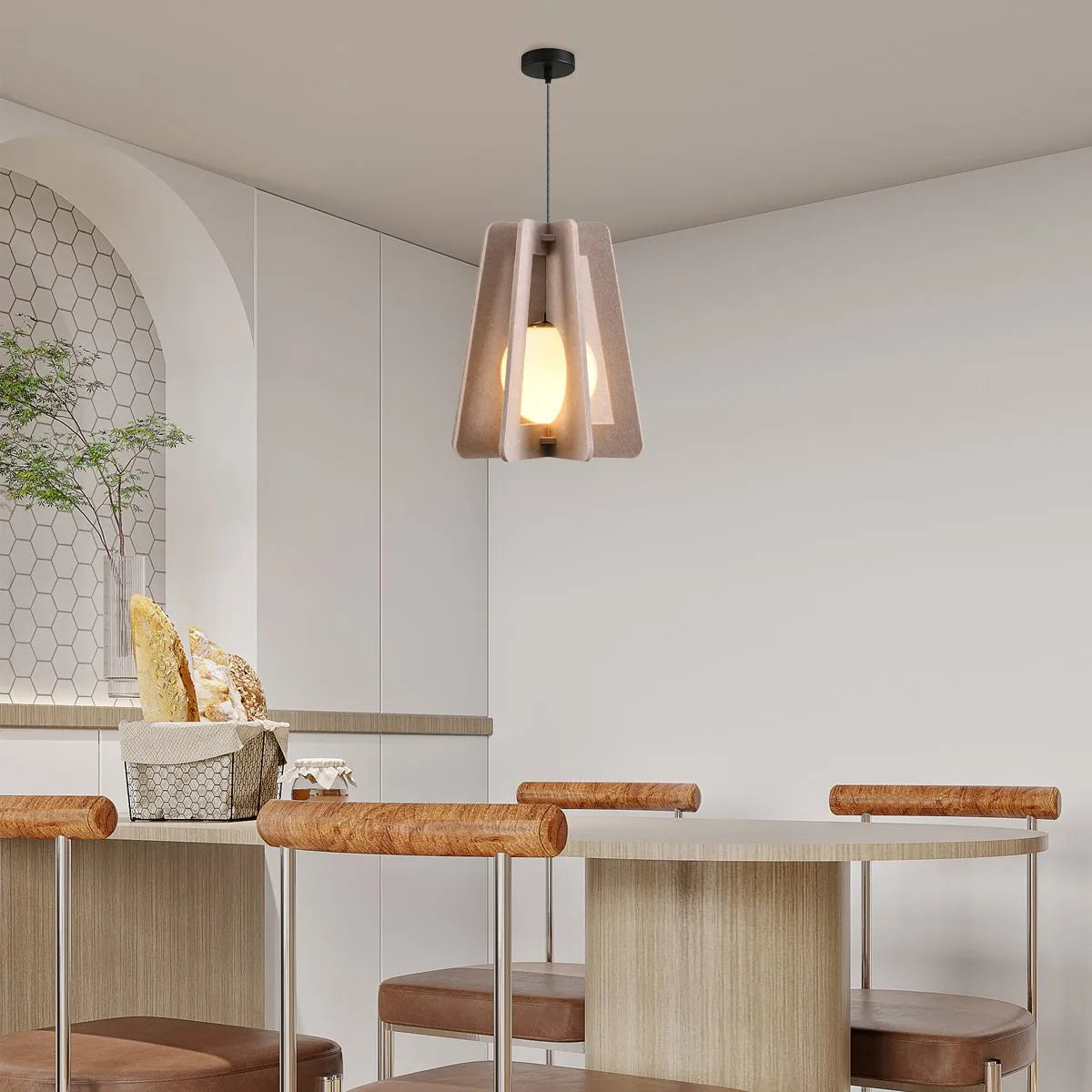 Square Pavilion Acoustic Pendant Lighting