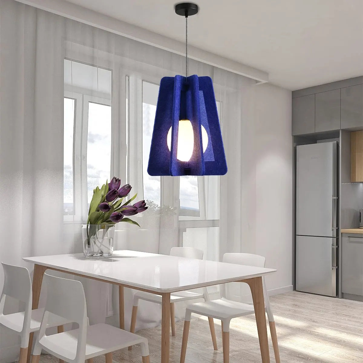 Square Pavilion Acoustic Pendant Lighting