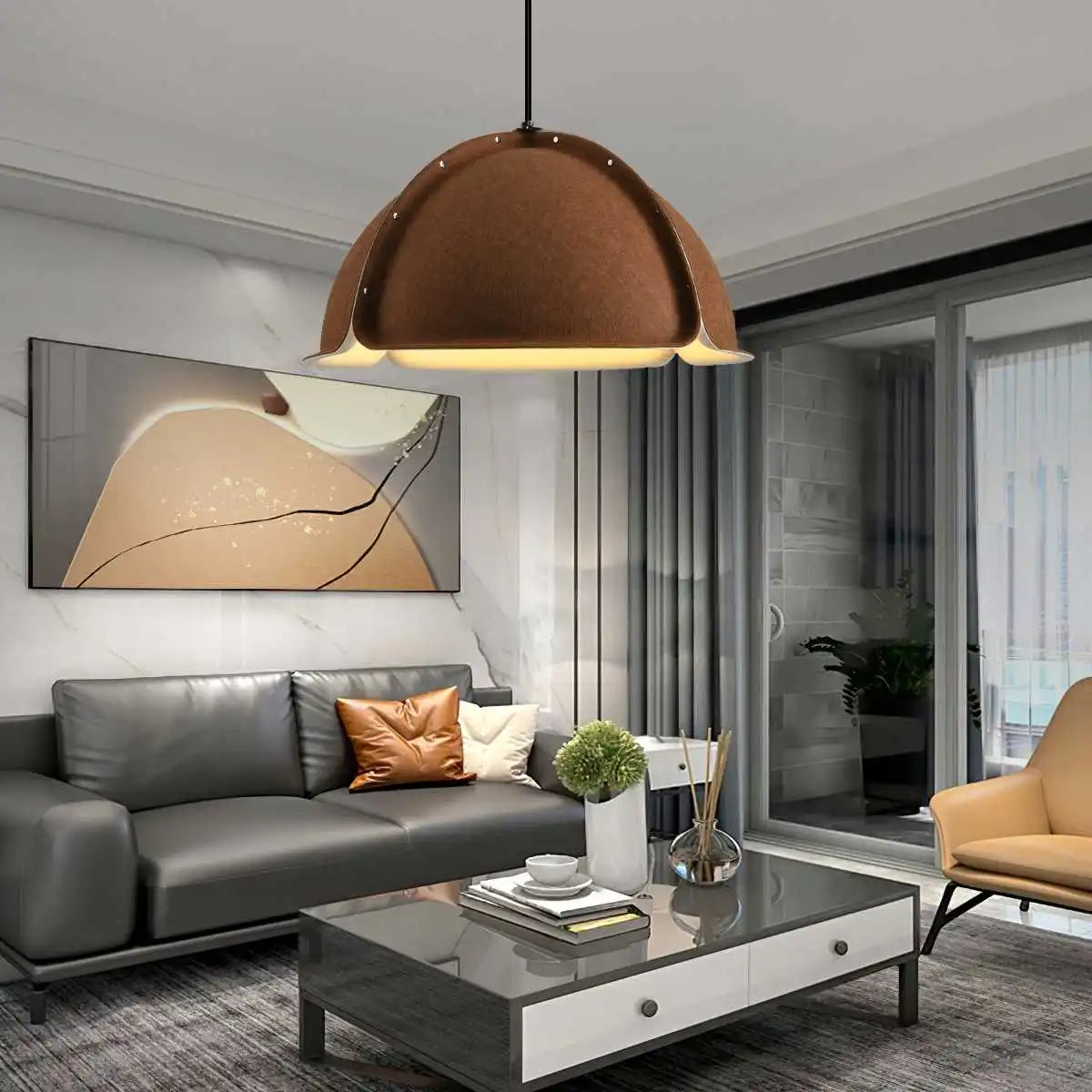 Nordic Simple Style Felt Pendant Light