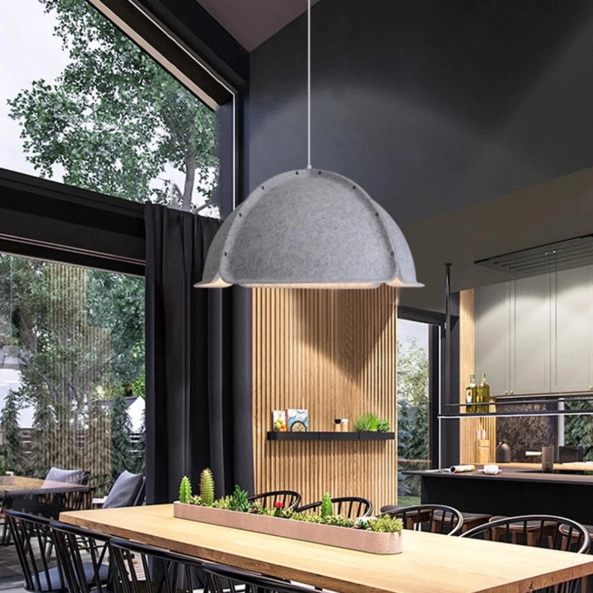 Nordic Simple Style Felt Pendant Light