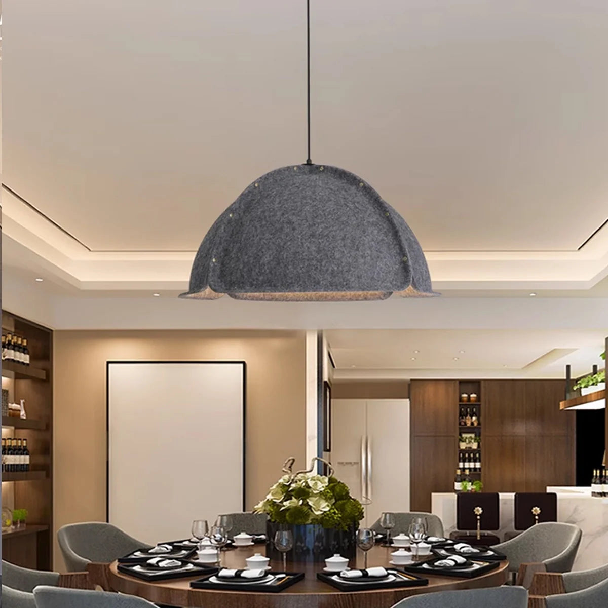 Nordic Simple Style Felt Pendant Light