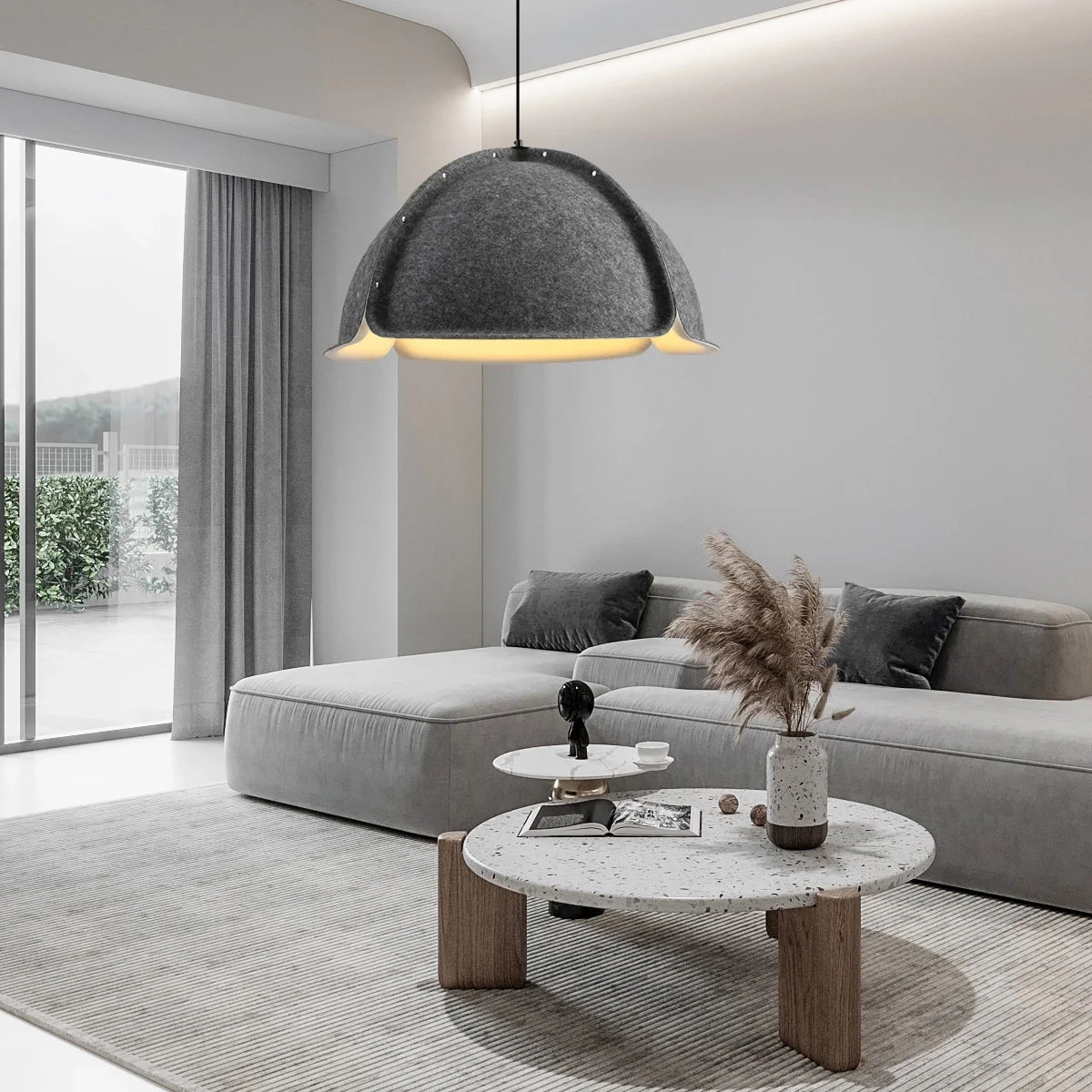 Nordic Simple Style Felt Pendant Light