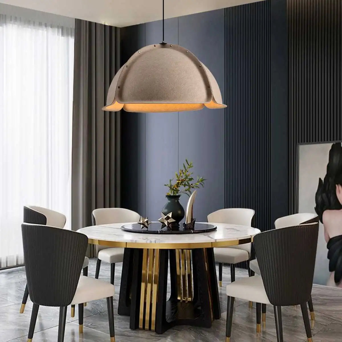 Nordic Simple Style Felt Pendant Light