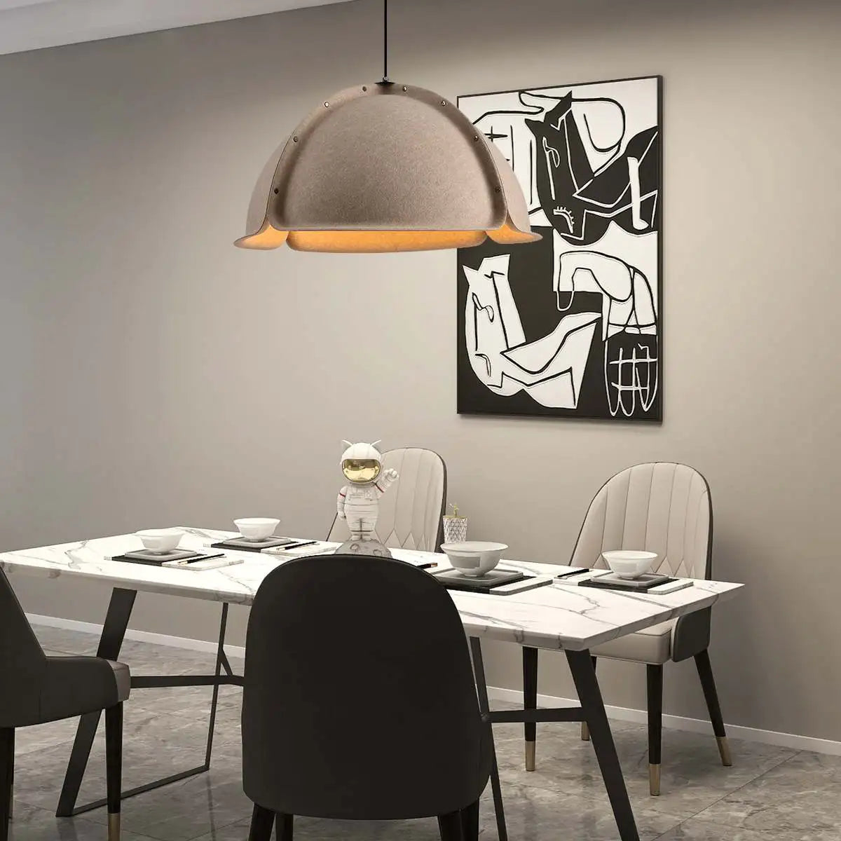Nordic Simple Style Felt Pendant Light