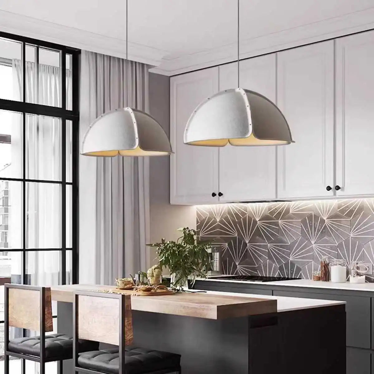 Nordic Simple Style Felt Pendant Light