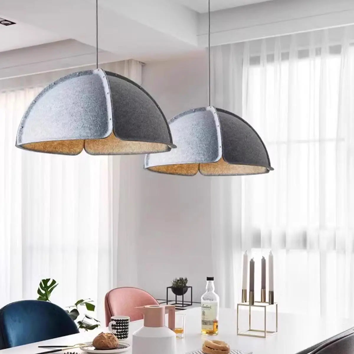 Nordic Simple Style Felt Pendant Light