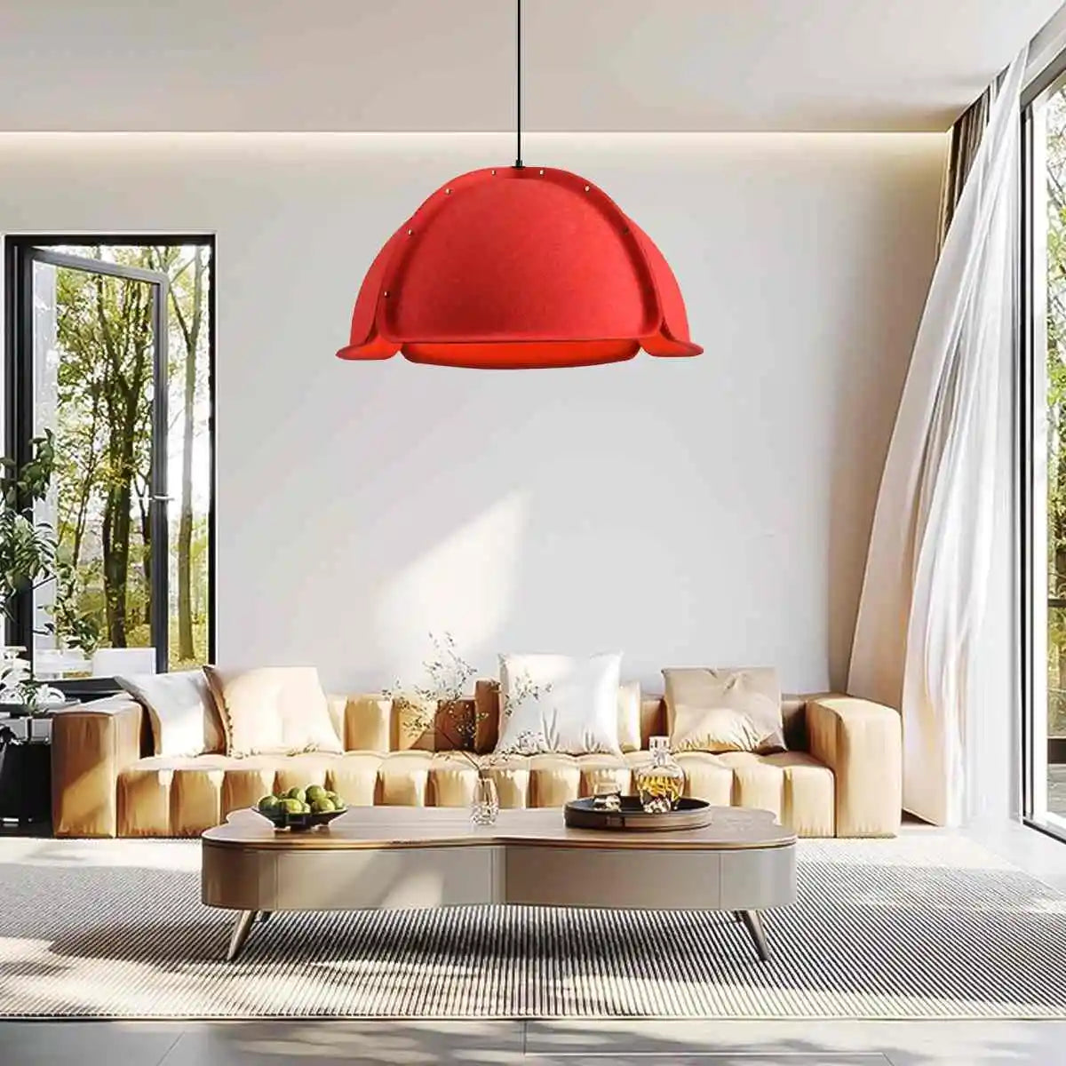Nordic Simple Style Felt Pendant Light