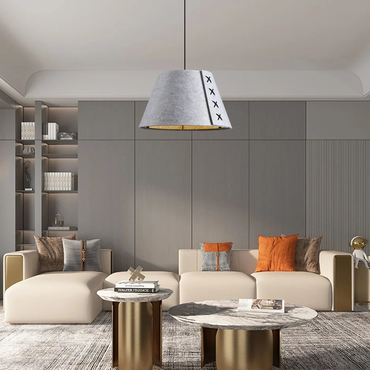Modern Sound Absorbing Felt Pendant Light