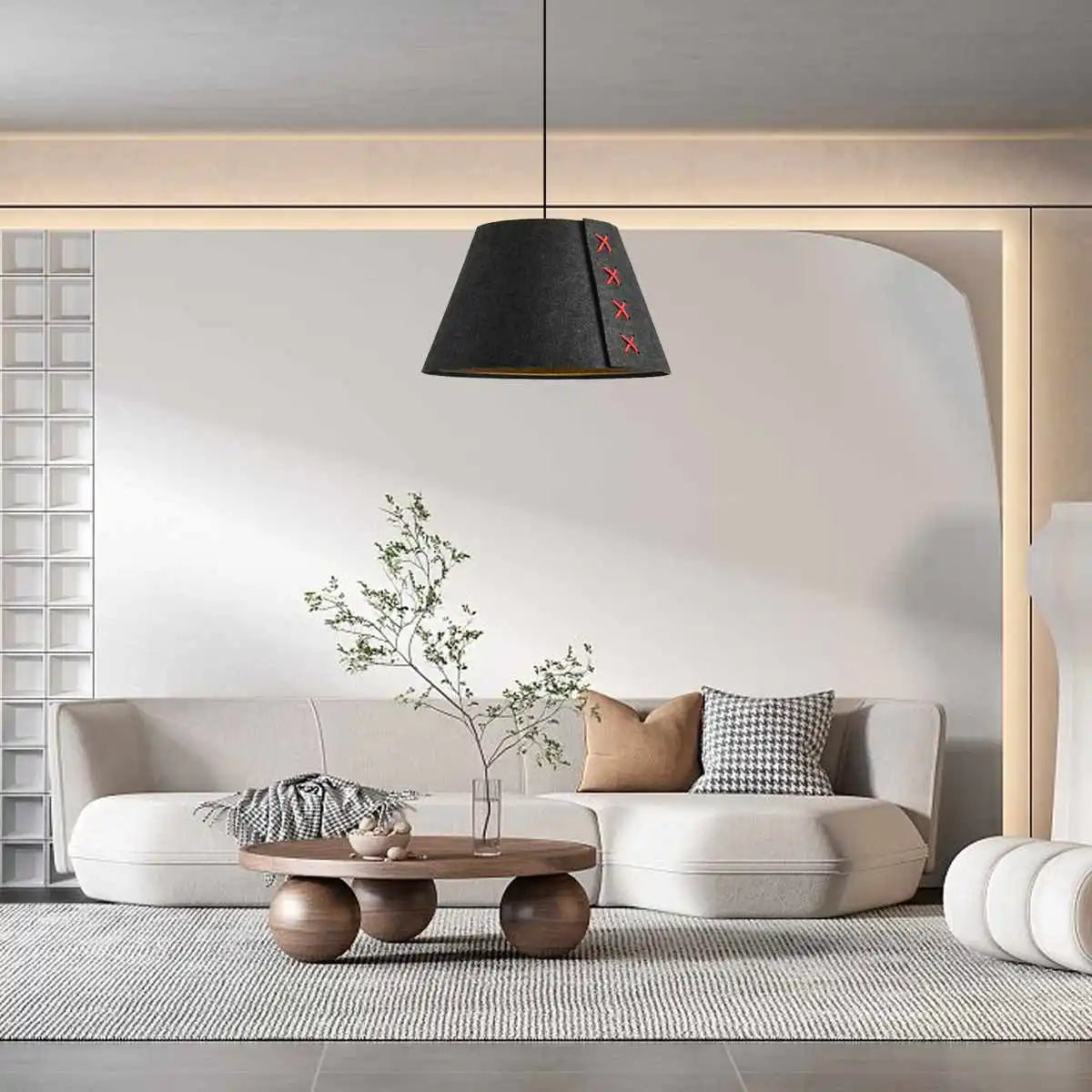 Modern Sound Absorbing Felt Pendant Light