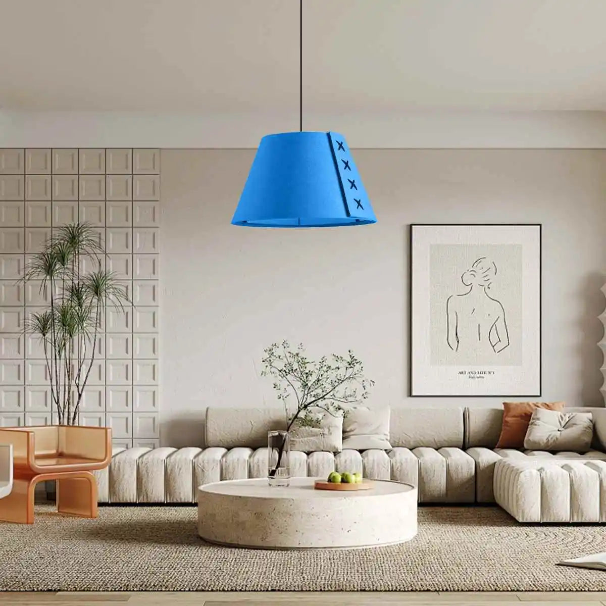 Modern Sound Absorbing Felt Pendant Light