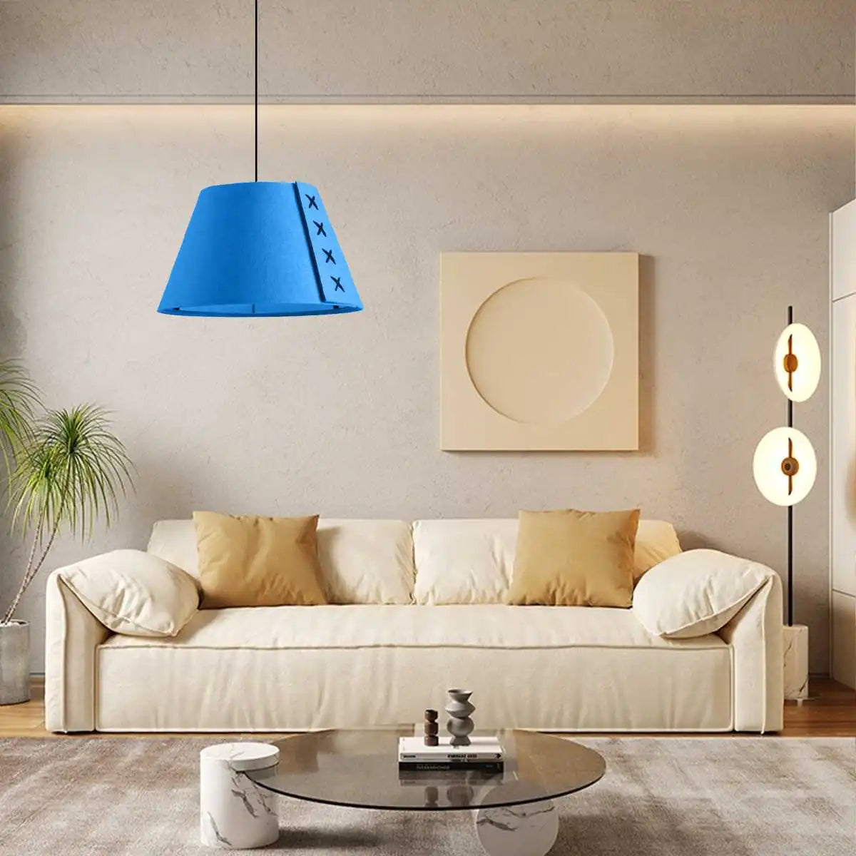 Modern Sound Absorbing Felt Pendant Light