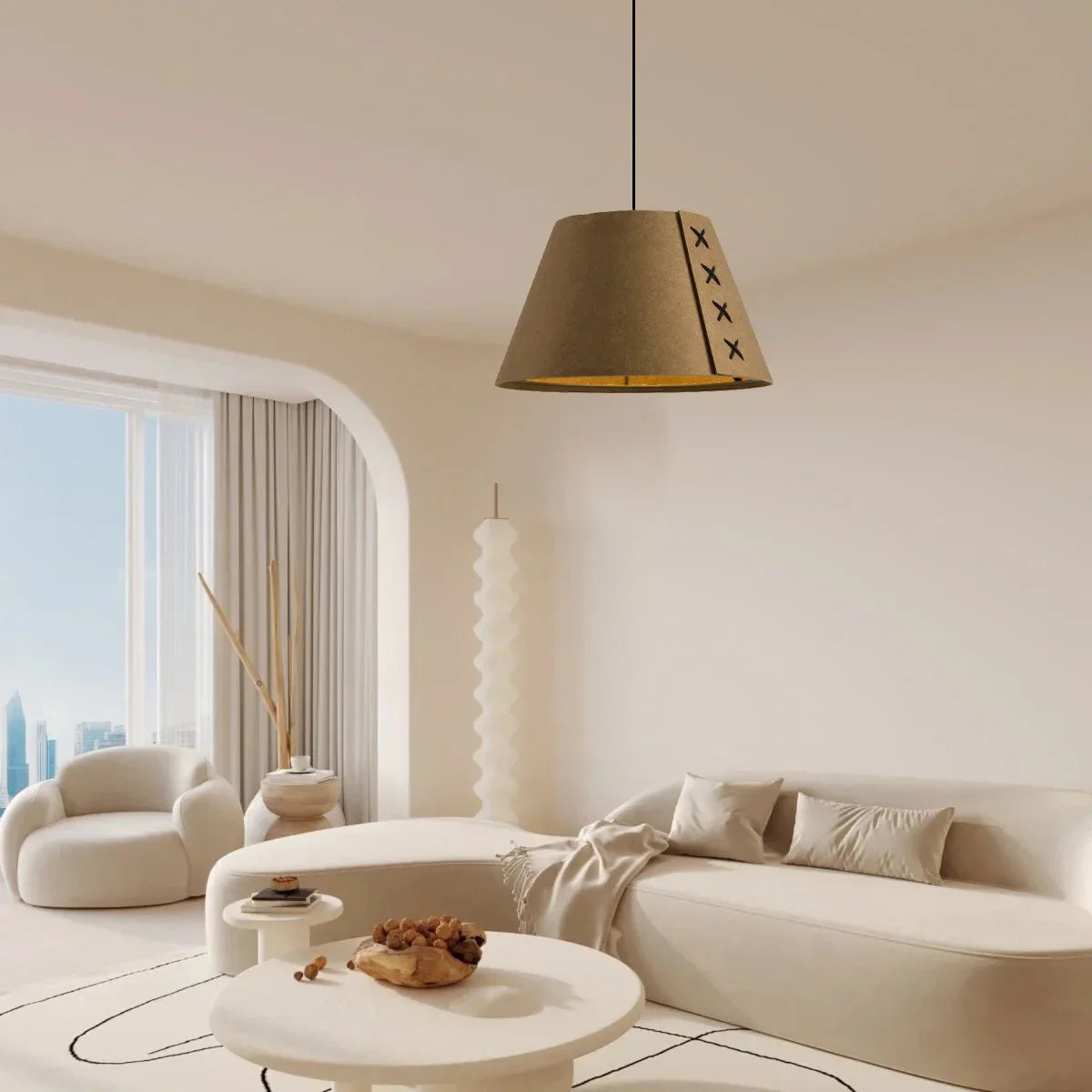 Modern Sound Absorbing Felt Pendant Light