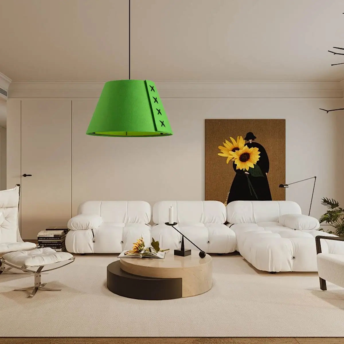 Modern Sound Absorbing Felt Pendant Light