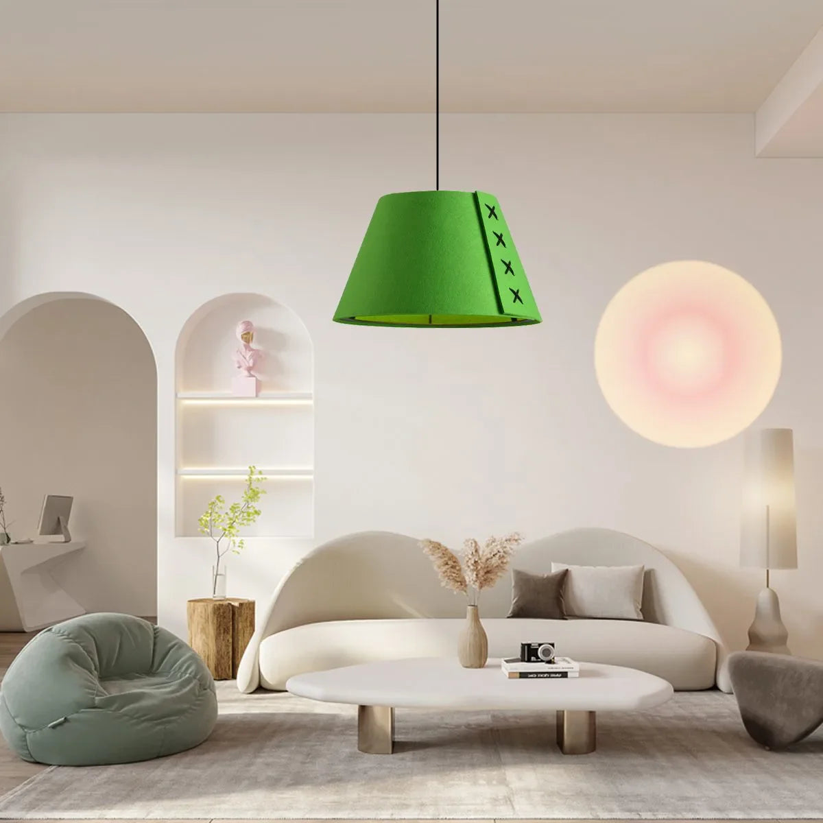 Modern Sound Absorbing Felt Pendant Light