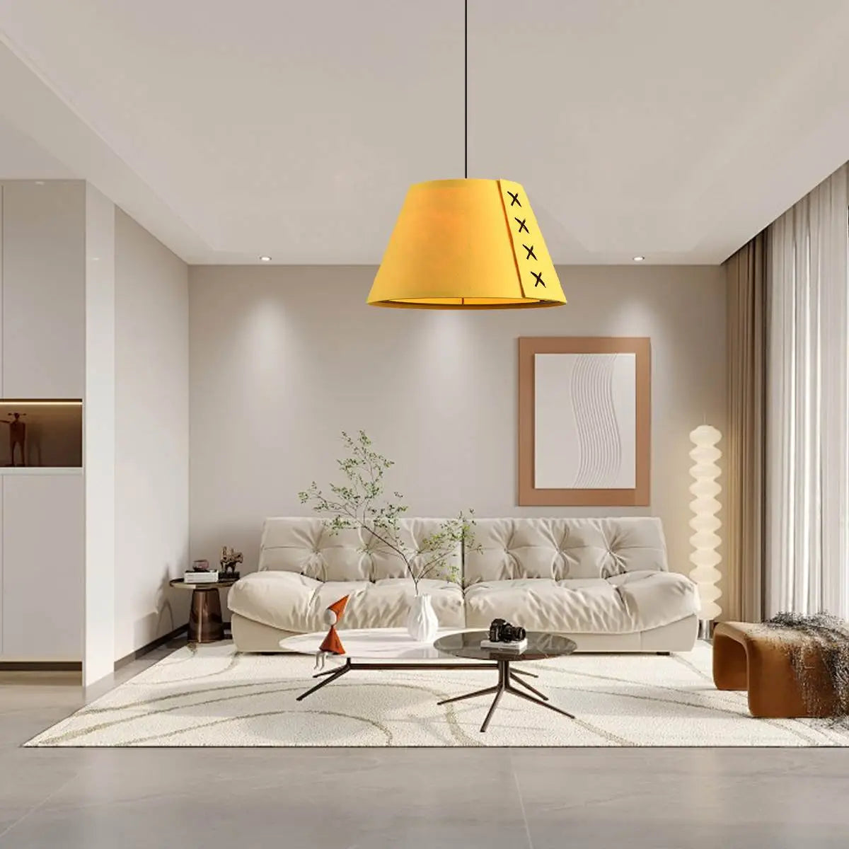 Modern Sound Absorbing Felt Pendant Light