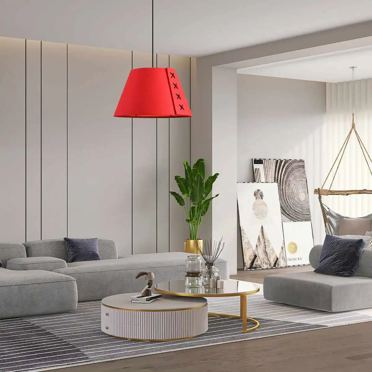 Modern Sound Absorbing Felt Pendant Light