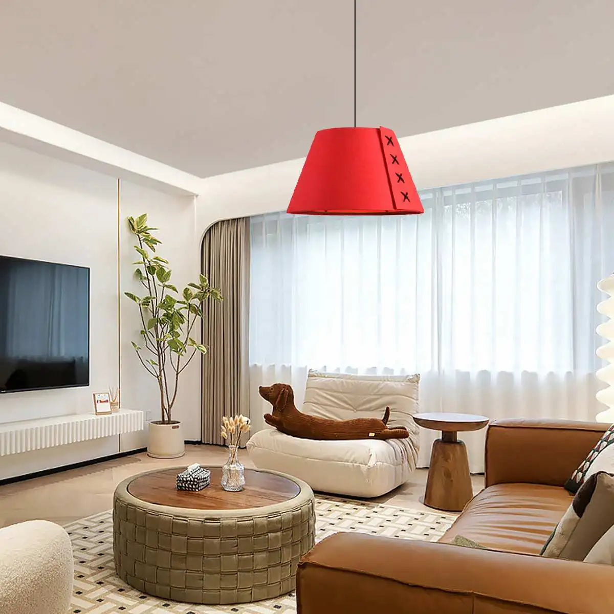 Modern Sound Absorbing Felt Pendant Light