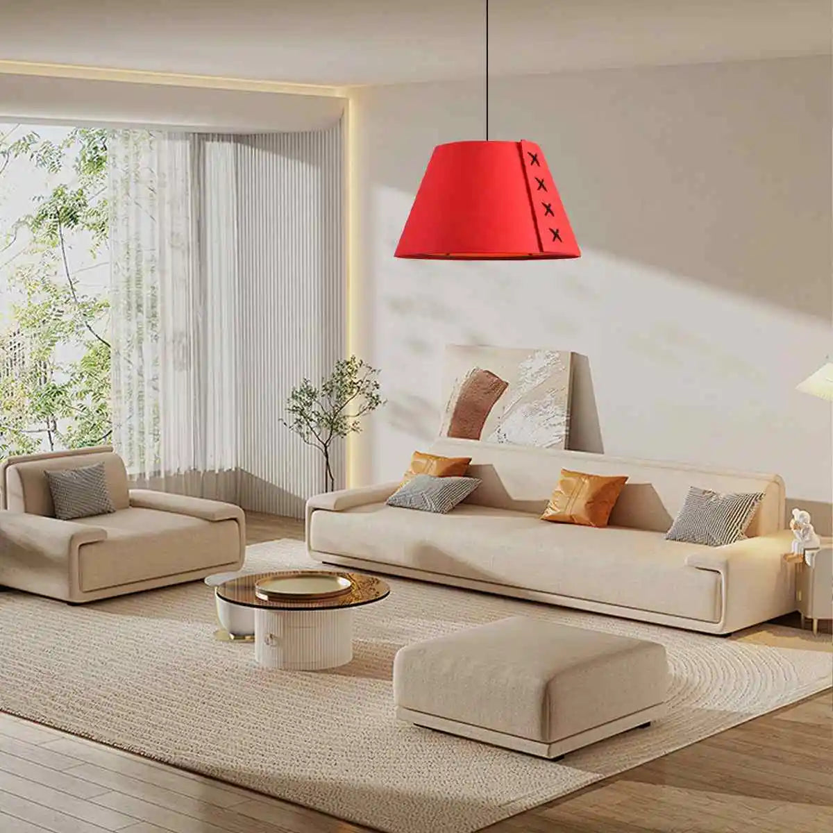 Modern Sound Absorbing Felt Pendant Light