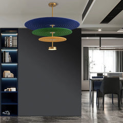 Three Layer Disk Acoustic Chandelier