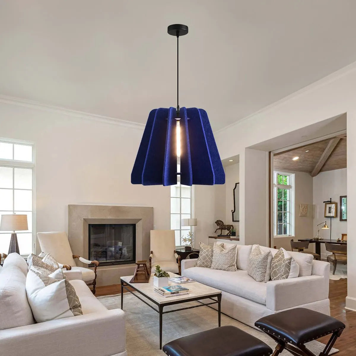 Triangle Piece Acoustic Pendant Light