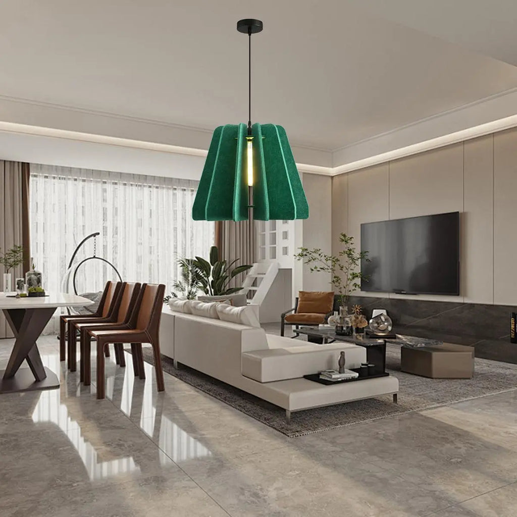 Triangle Piece Acoustic Pendant Light