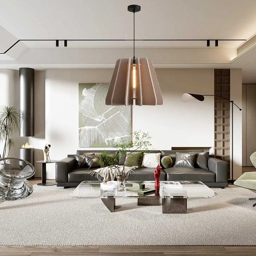 Triangle Piece Acoustic Pendant Light