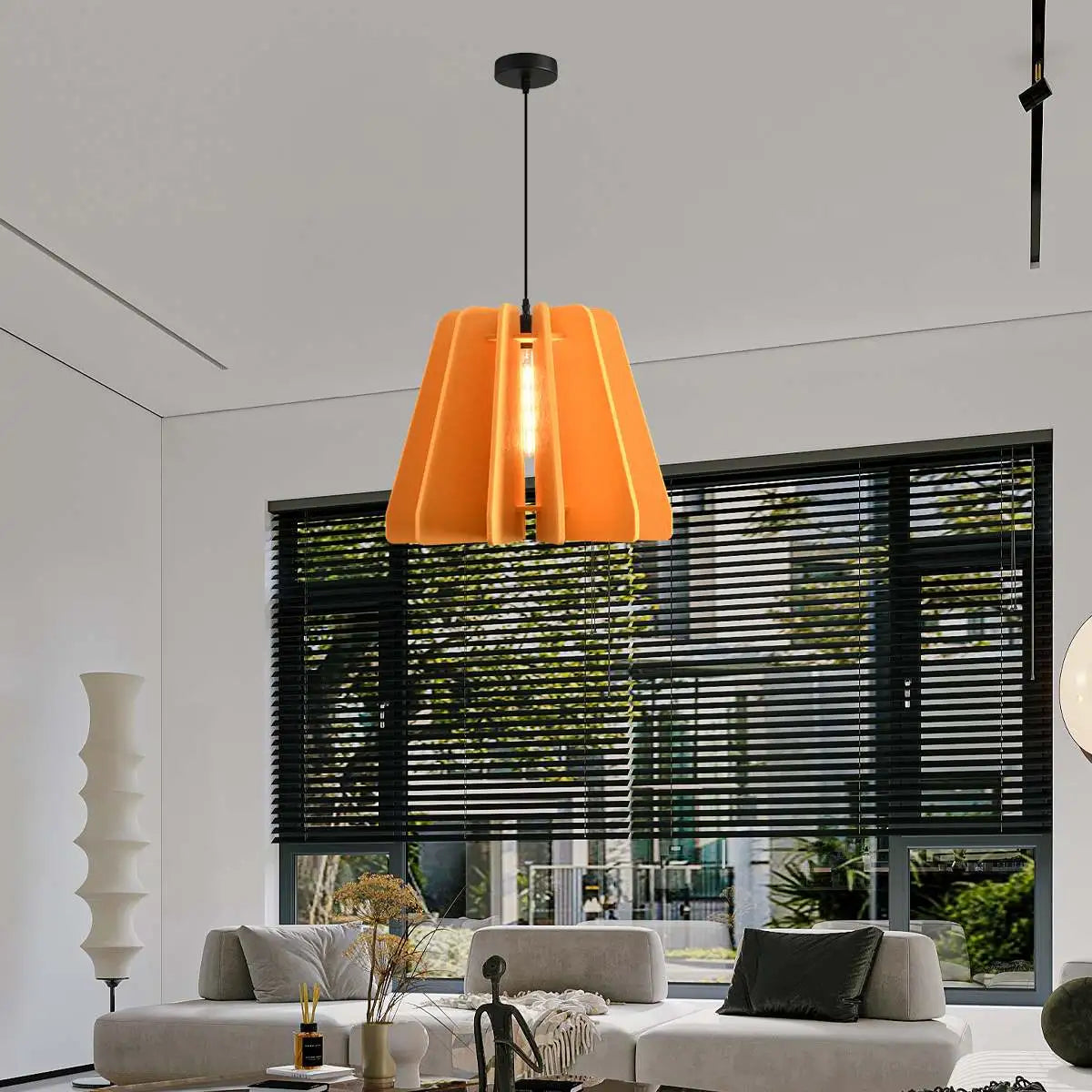 Triangle Piece Acoustic Pendant Light