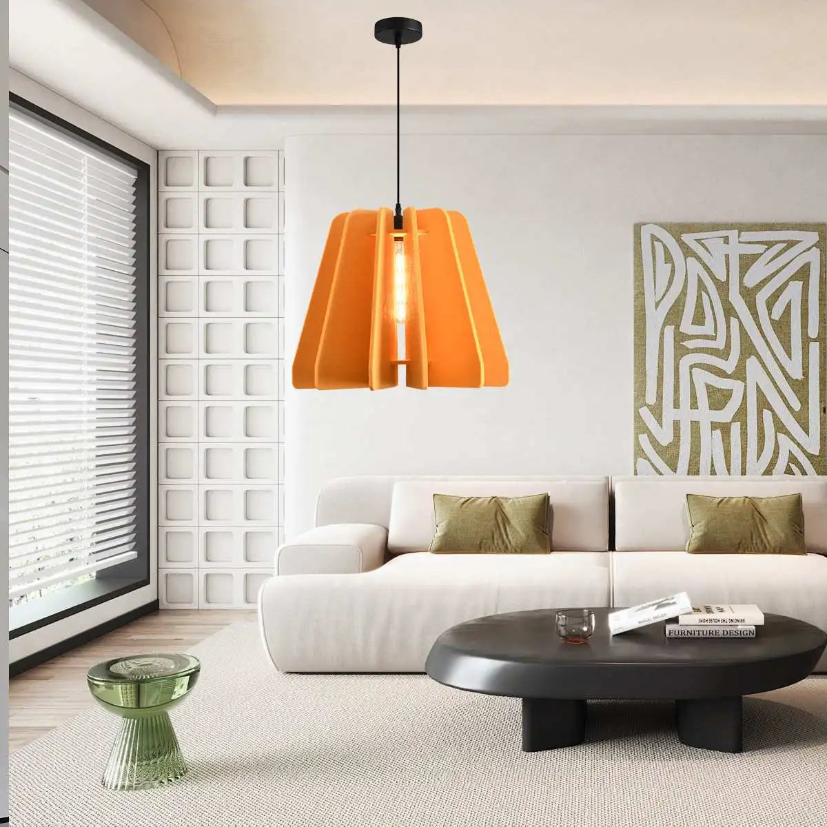 Triangle Piece Acoustic Pendant Light