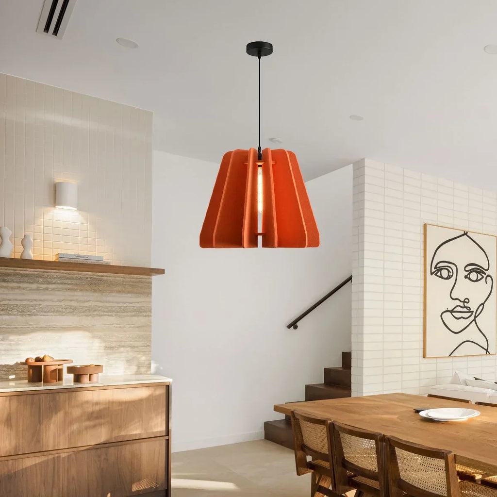 Triangle Piece Acoustic Pendant Light