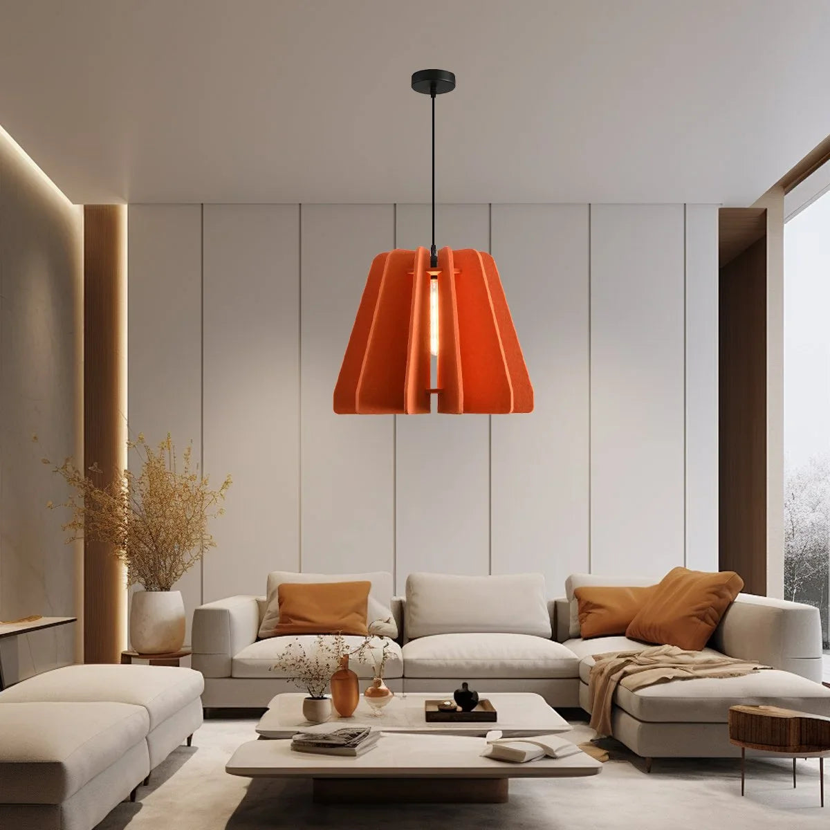 Triangle Piece Acoustic Pendant Light