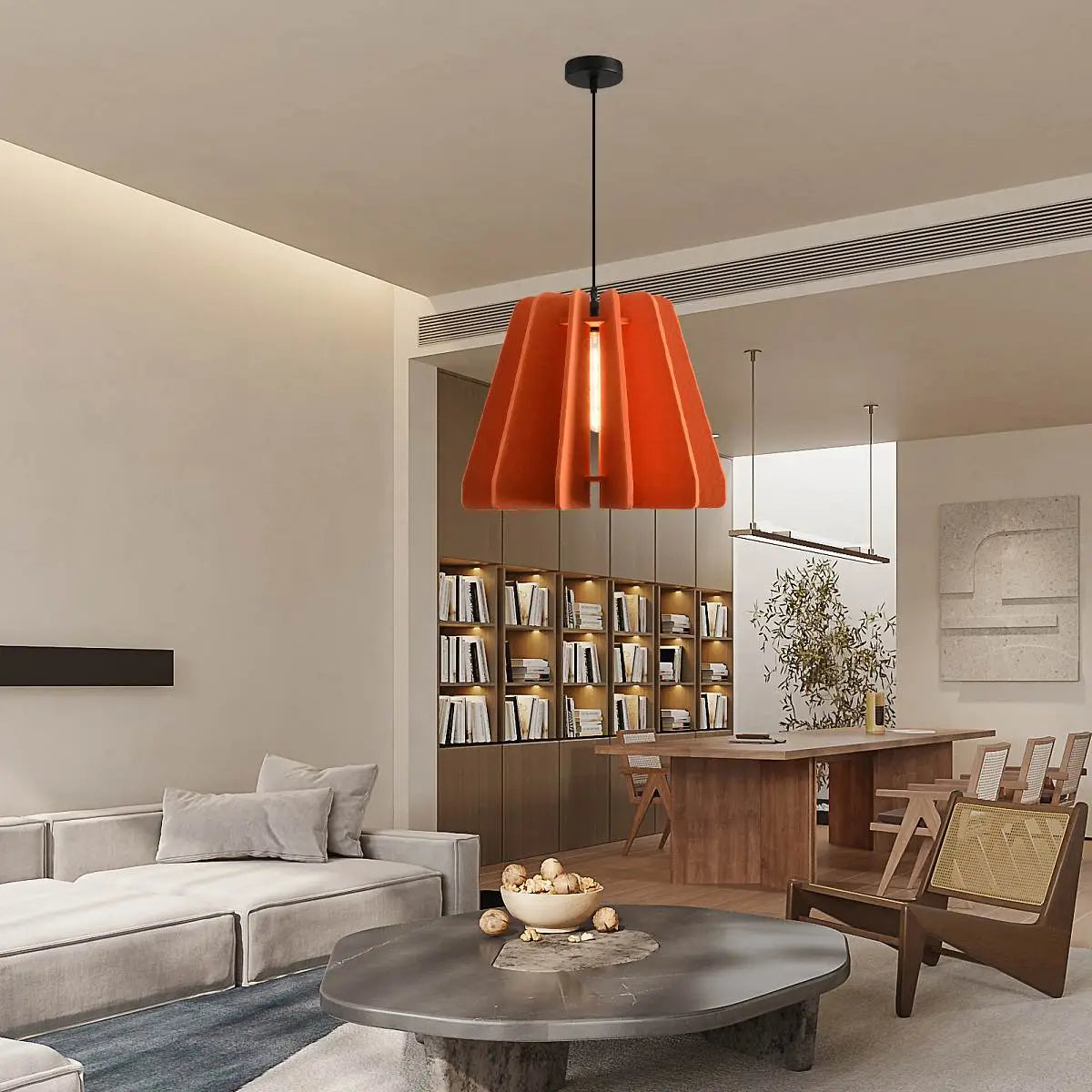 Triangle Piece Acoustic Pendant Light
