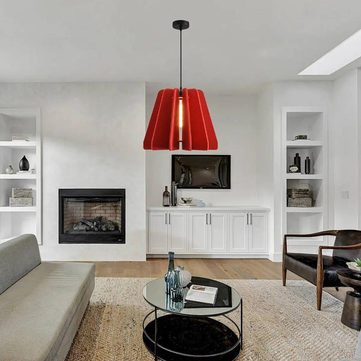 Triangle Piece Acoustic Pendant Light