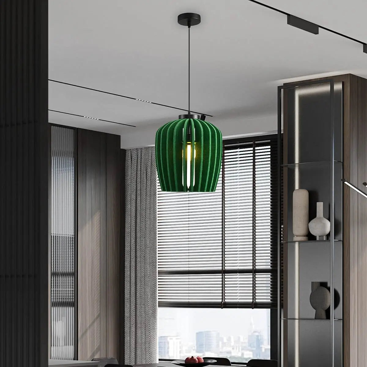 Wine Jar Shape Acoustic Pendant Lighting