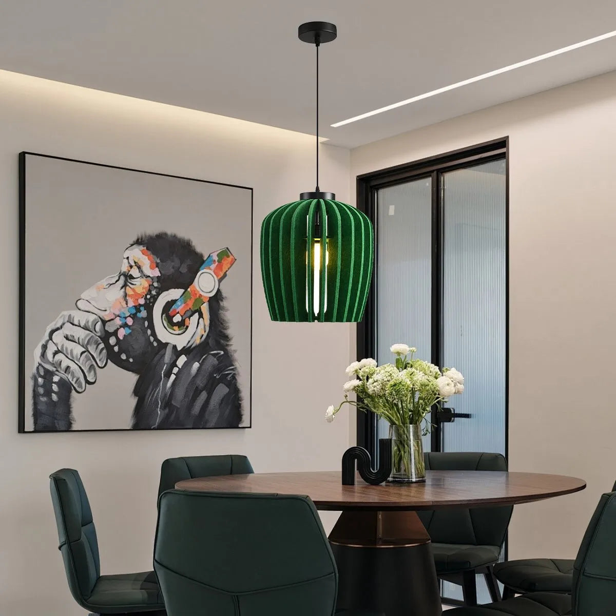 Wine Jar Shape Acoustic Pendant Lighting